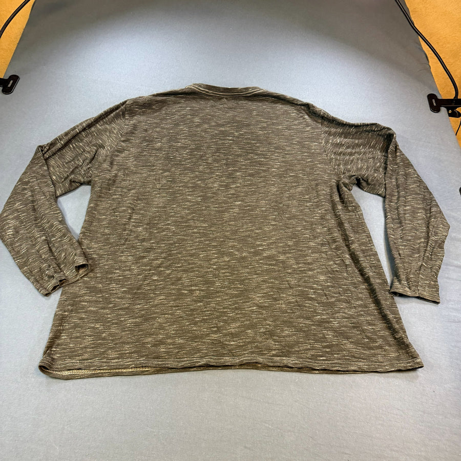Fanatics longsleeve grijs print heren maat XXL katoen shirt met lange mouwen long sleeve tee