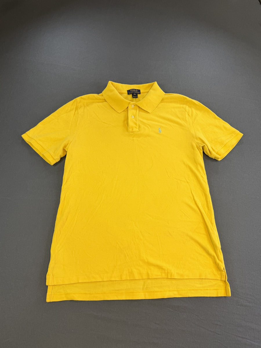 Zonnig geel poloshirt (polo / piqué shirt) van Polo Ralph Lauren, maat S