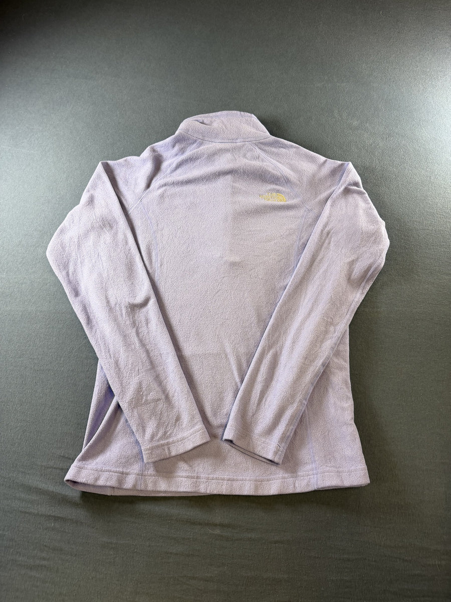 The North Face fleecetrui lila maat S halve rits
