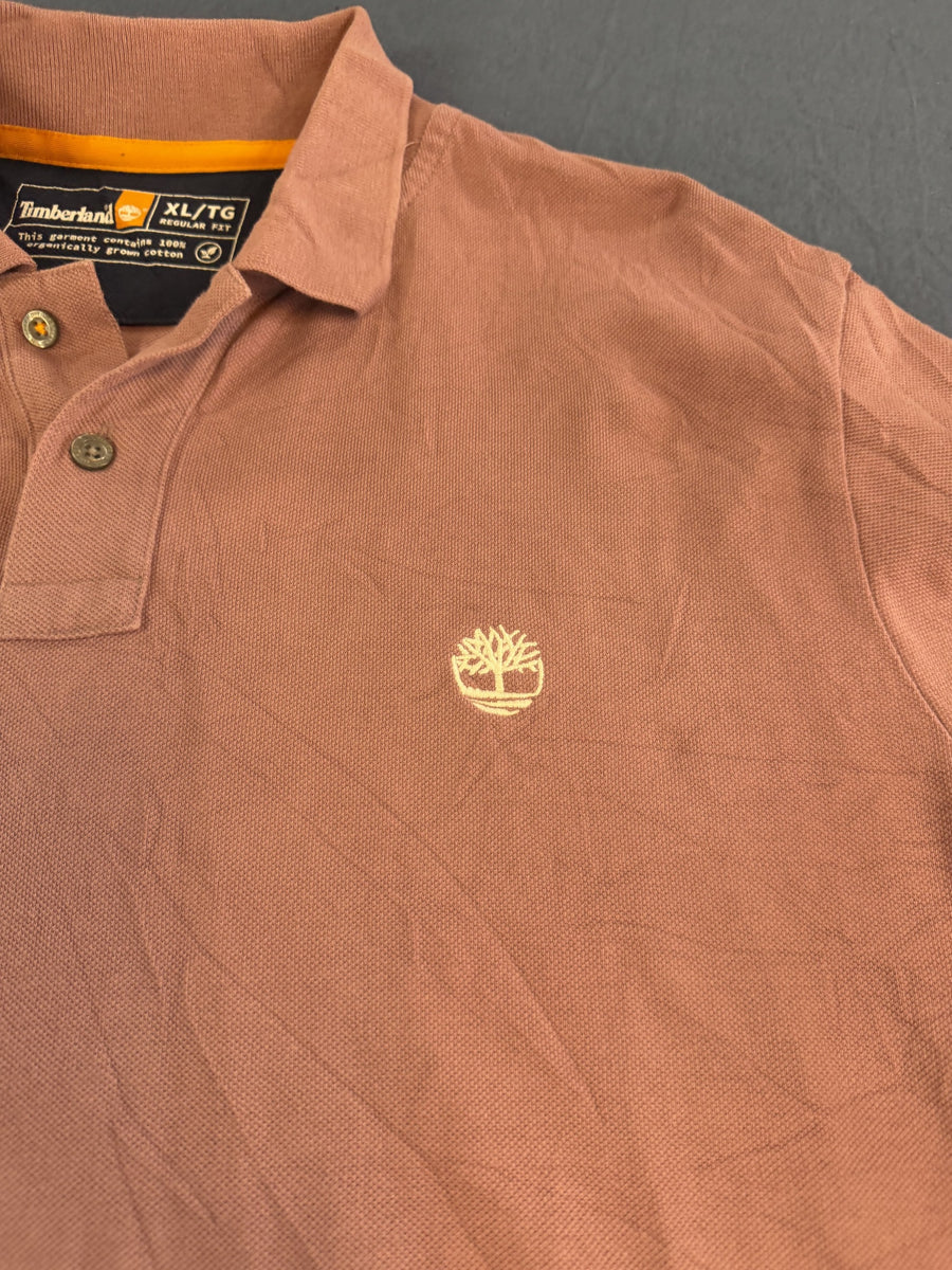 Roze Timberland polo (piqué sportshirt), maat XL