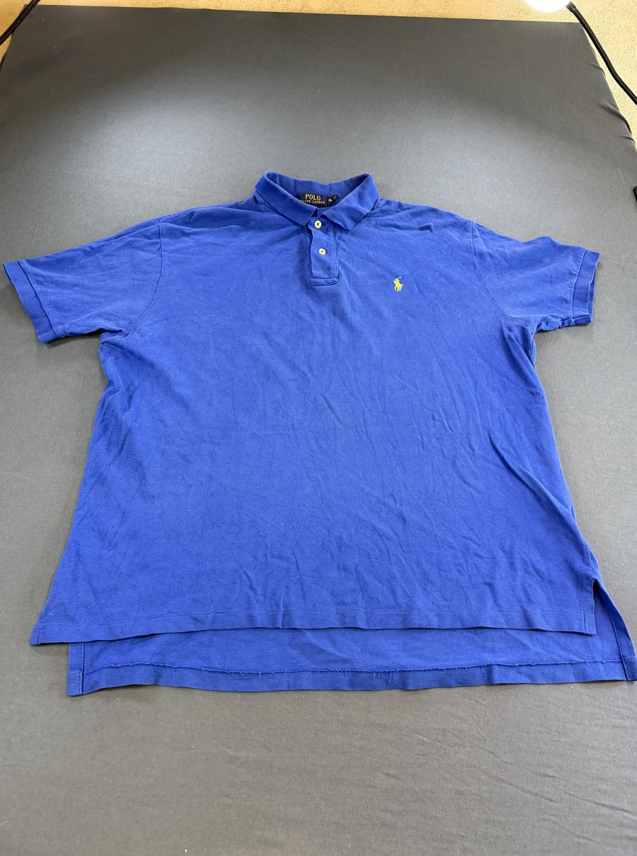 Periwinkelblauw Polo Ralph Lauren Piqué Heren Maat XL (Poloshirt / Polohemd)