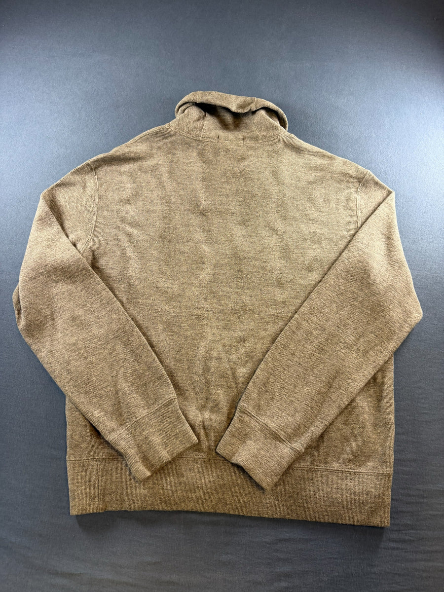 Polo Ralph Lauren trui grijs heren maat M katoen sweater pullover gebreid