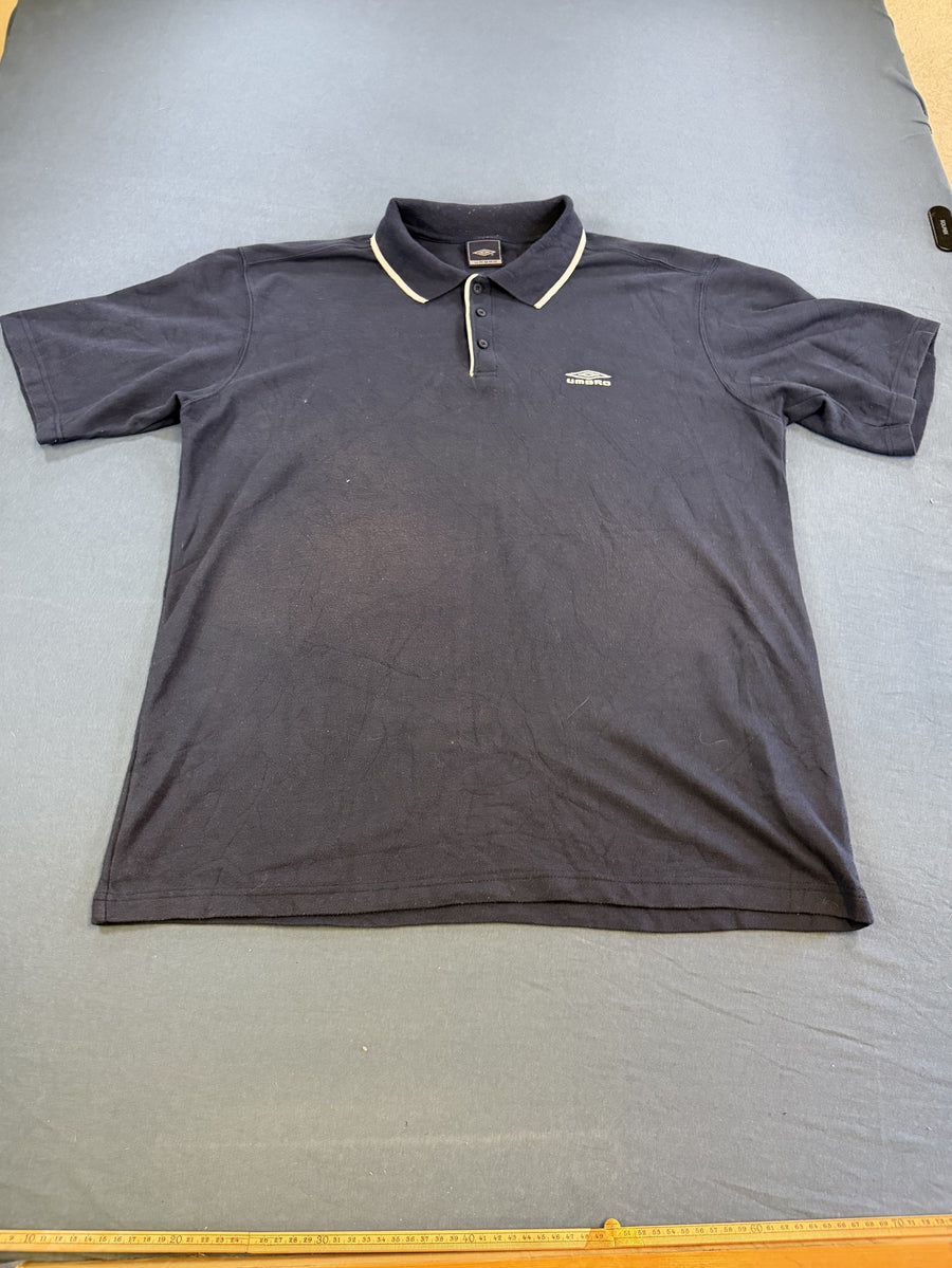 Blauw Umbro sportpolo maat XXL (piqué poloshirt)