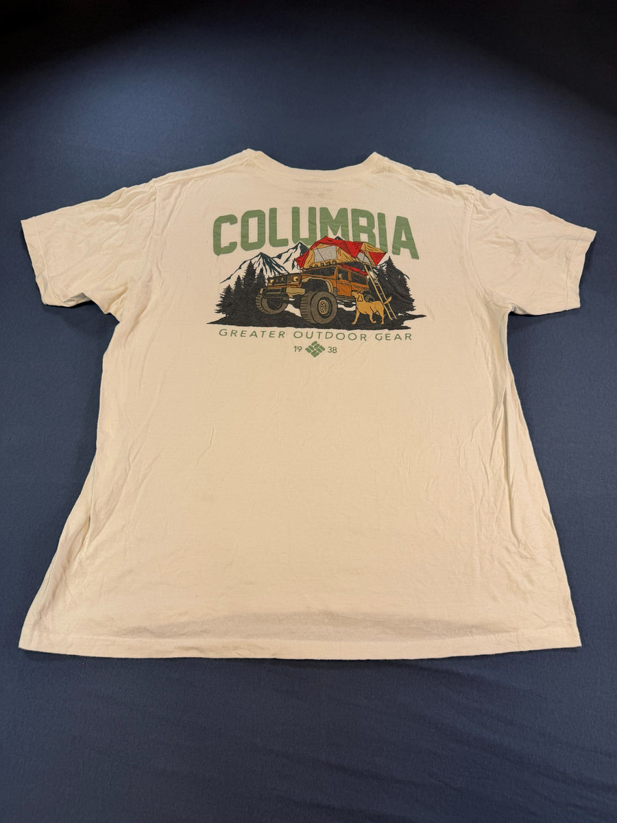 Columbia T-shirt wit