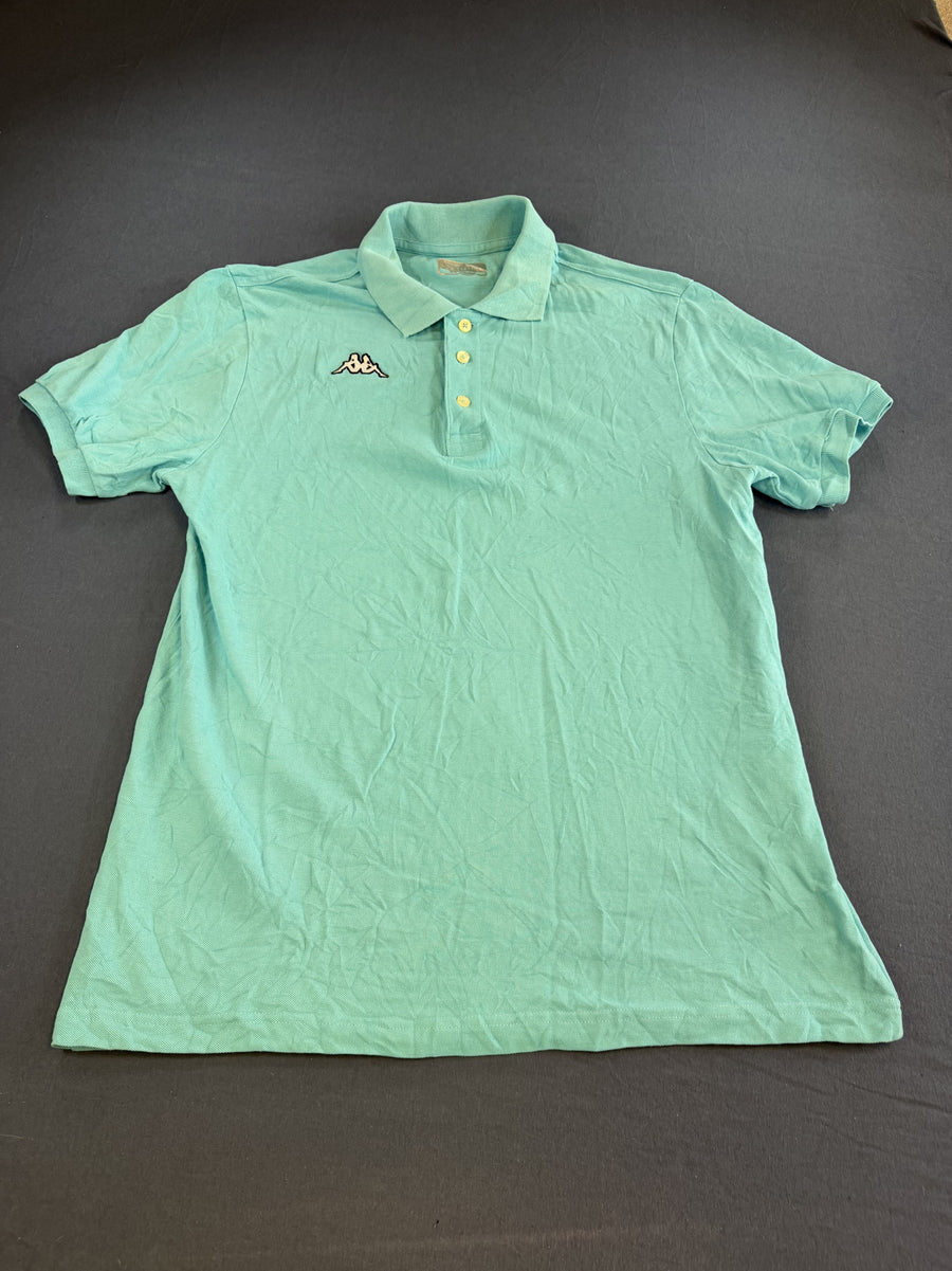 Blauw Kappa sportpolo (poloshirt) met Omini-logo – maat XL (Italiaans)