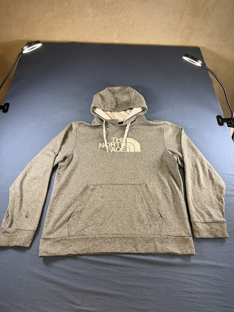 The North Face sweater in grijs – maat L (pullover/fleecetrui)