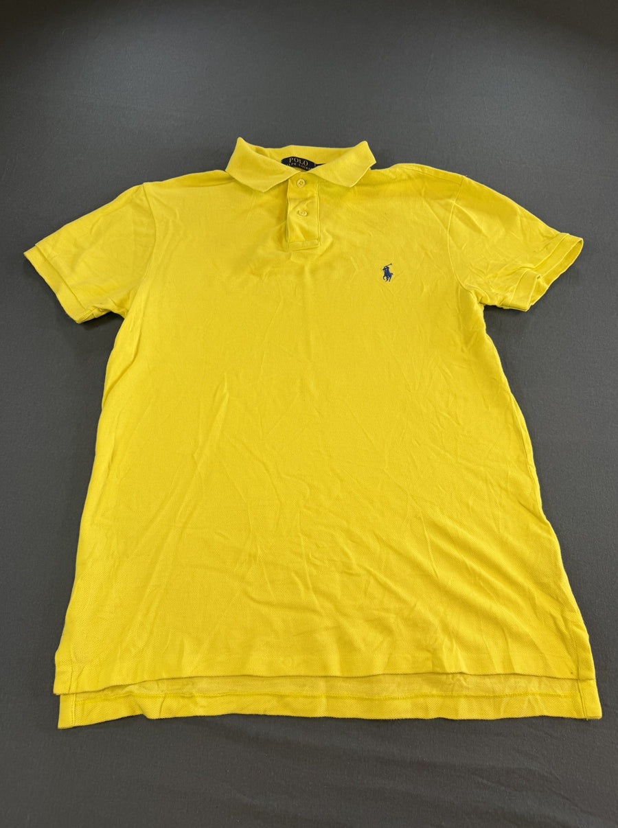 Geel Polo Ralph Lauren poloshirt (piqué polo), heren maat M, Slim Fit