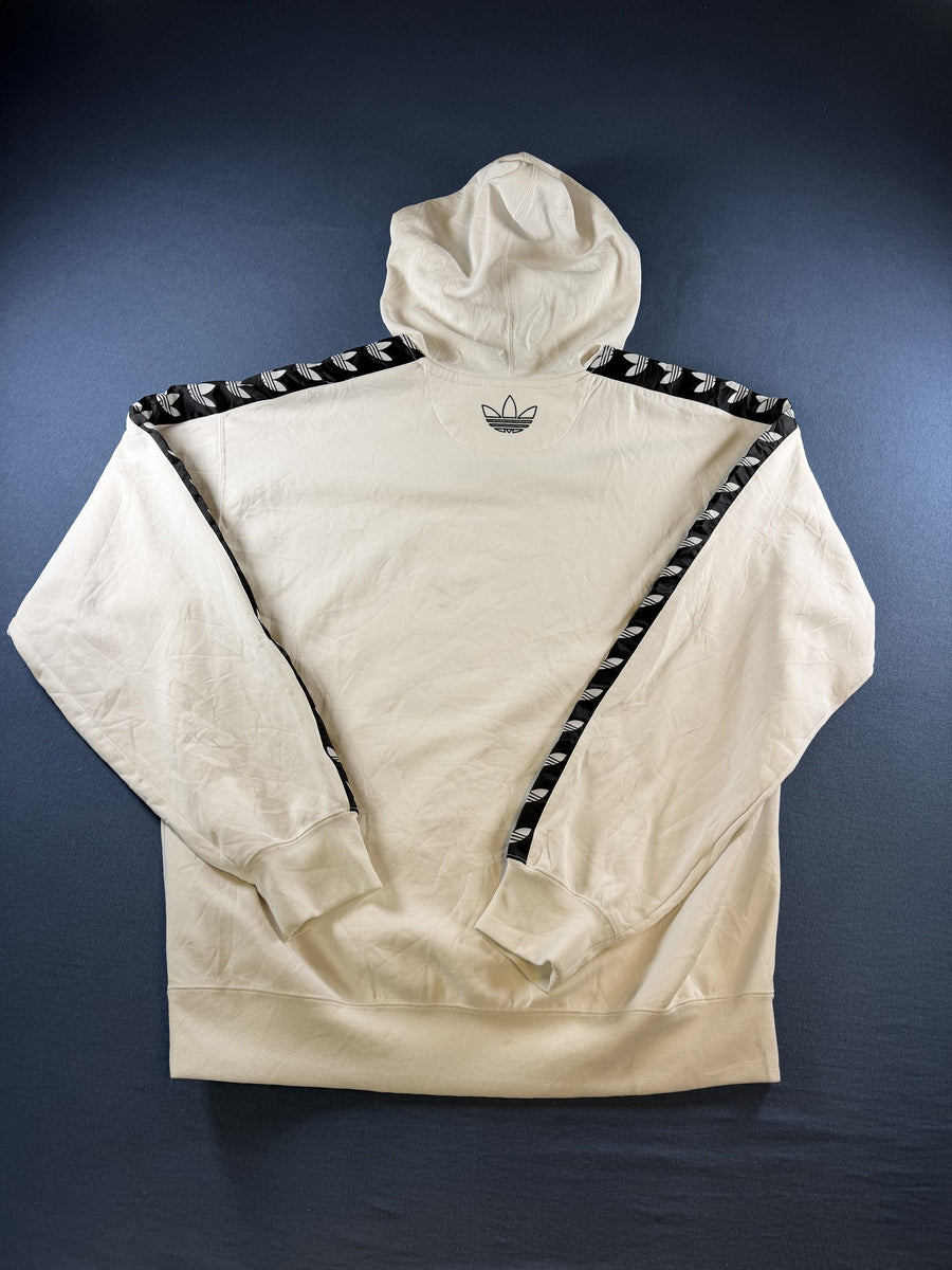 adidas hoodie wit maat M Trefoil
