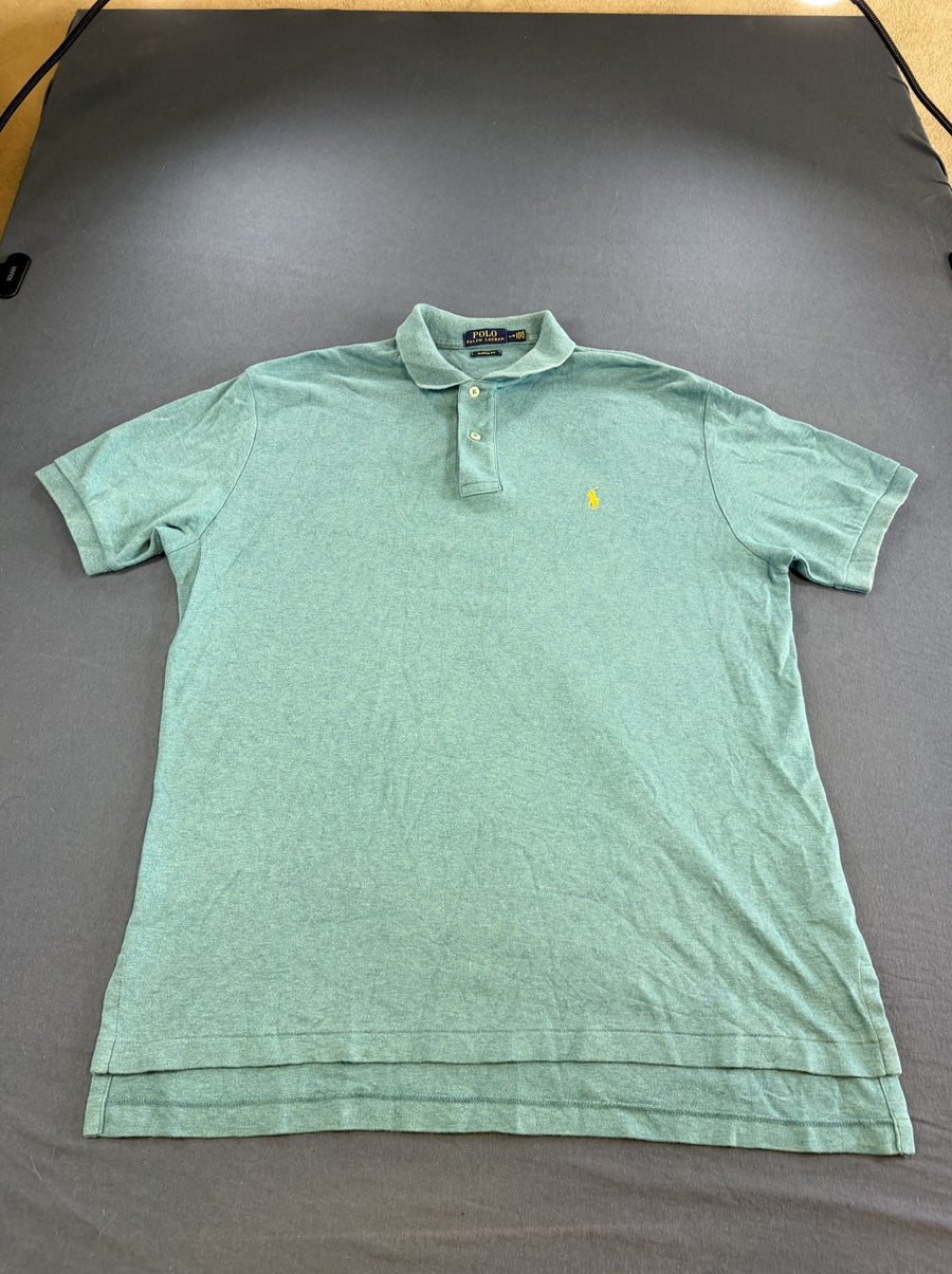 Blauwe Polo Ralph Lauren polo (poloshirt) maat L, Classic Fit
