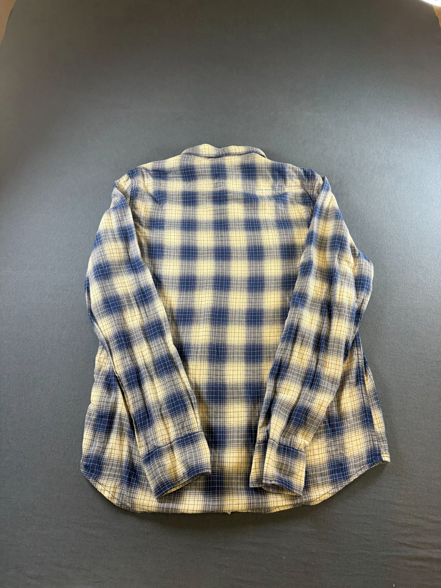 Lee Blouse blauw geruit