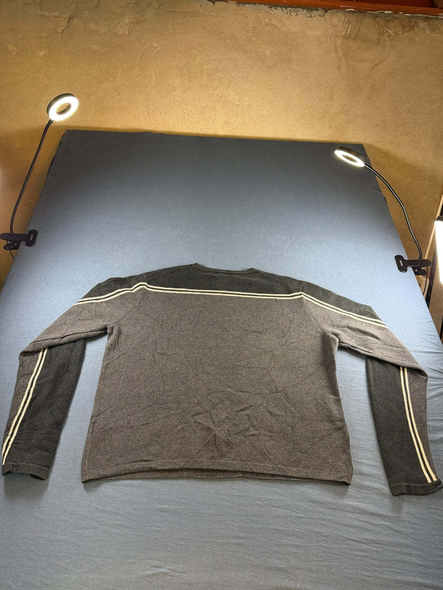 Eddie Bauer Trui zwart gestreept