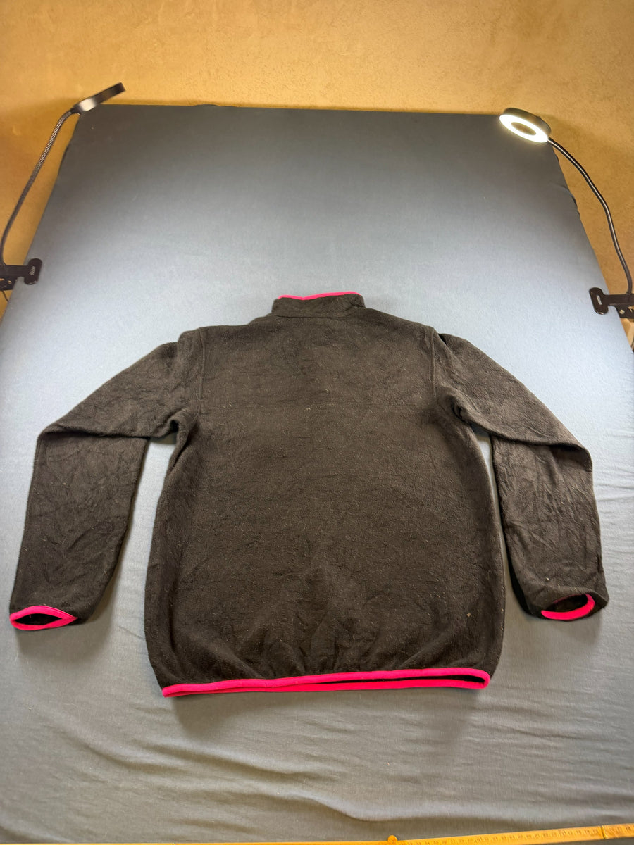 Patagonia Synchilla Snap-T trui zwart dames maat M sweater pullover