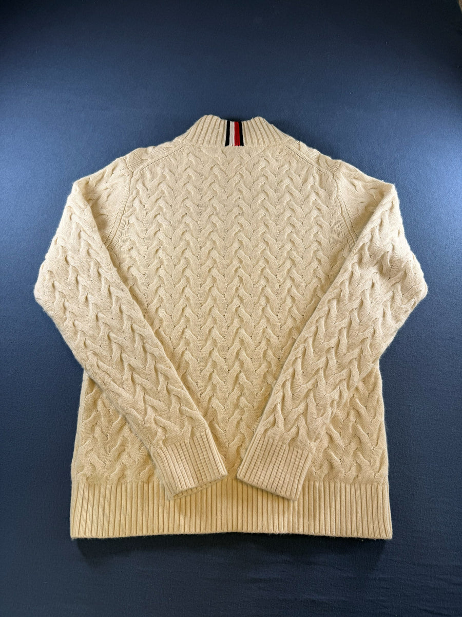 Tommy Hilfiger trui grijs heren maat M sweater pullover gebreid