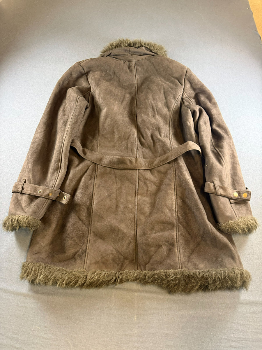Vintage Dressing Afghaanse jas zwart dames maat L