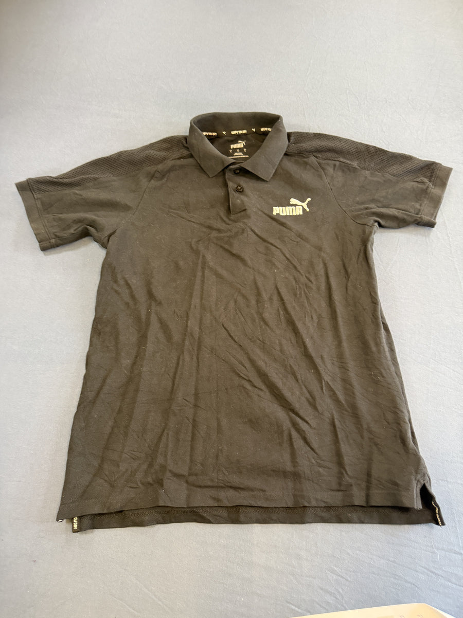 Zwart sportshirt van Puma (polo), maat S