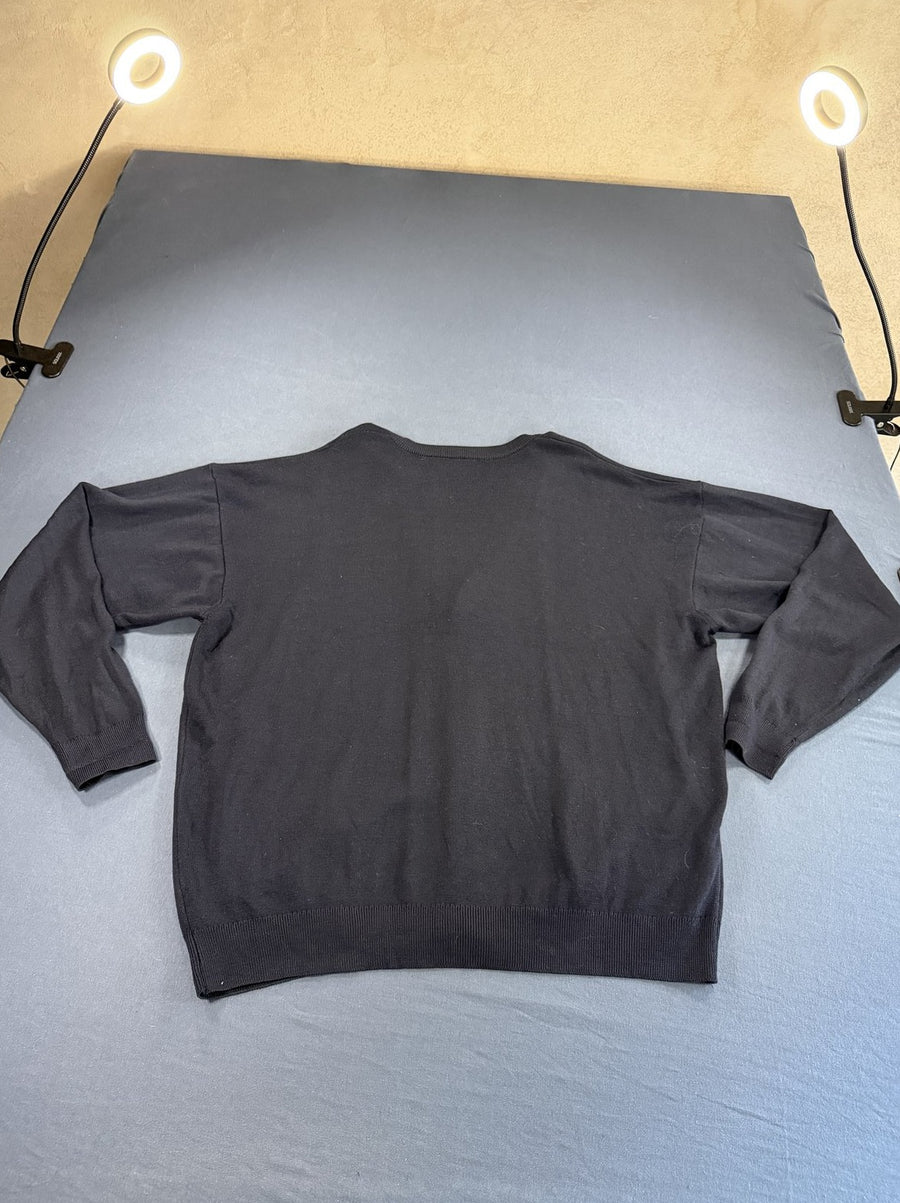 Blauw Lacoste cardigan (knoopvest), maat XXL
