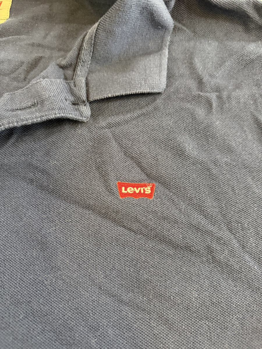 Blauwe Levi's polo – maat XL (polo shirt / piqué-top)