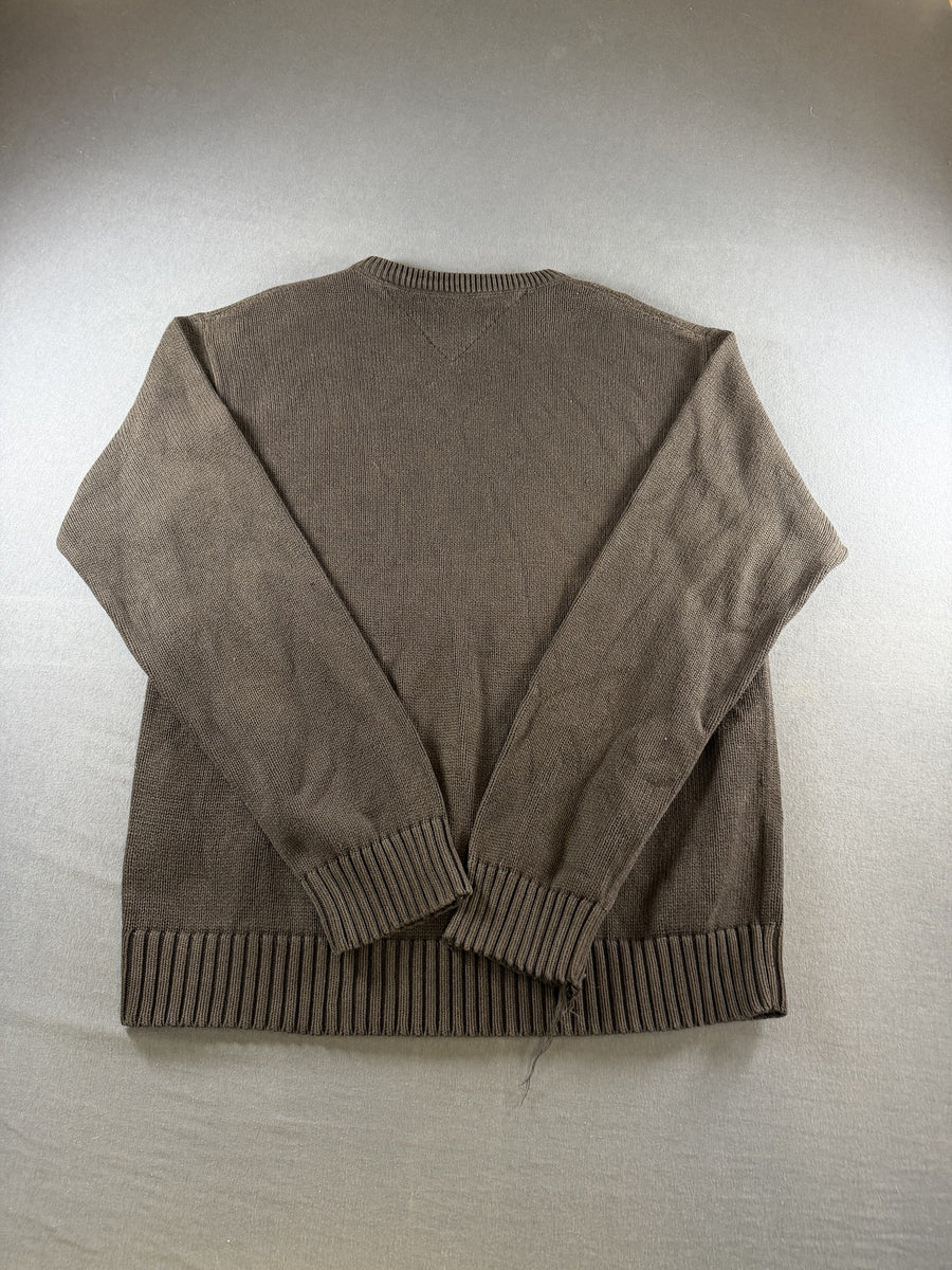 Tommy Hilfiger trui zwart maat L crest logo