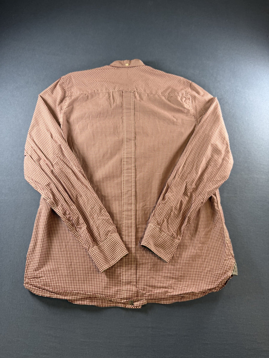 Fred Perry overhemd rood geruit maat M button-down