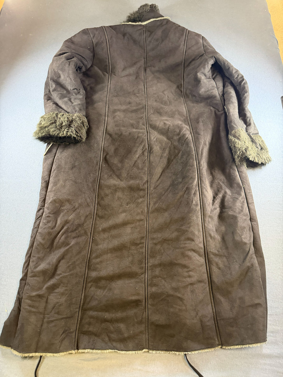 Vintage Dressing Afghaanse jas zwart dames maat M