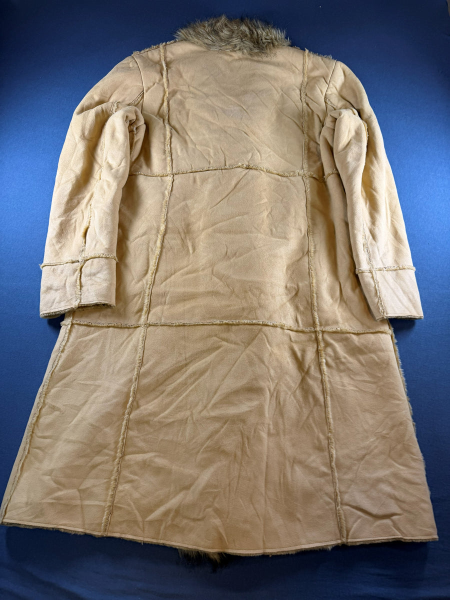 Vintage Dressing Afghaanse jas beige dames maat L