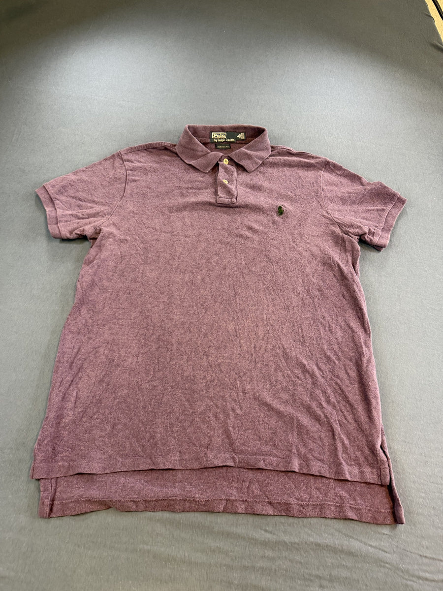 Paars poloshirt Polo Ralph Lauren (polo), maat L, Custom Fit