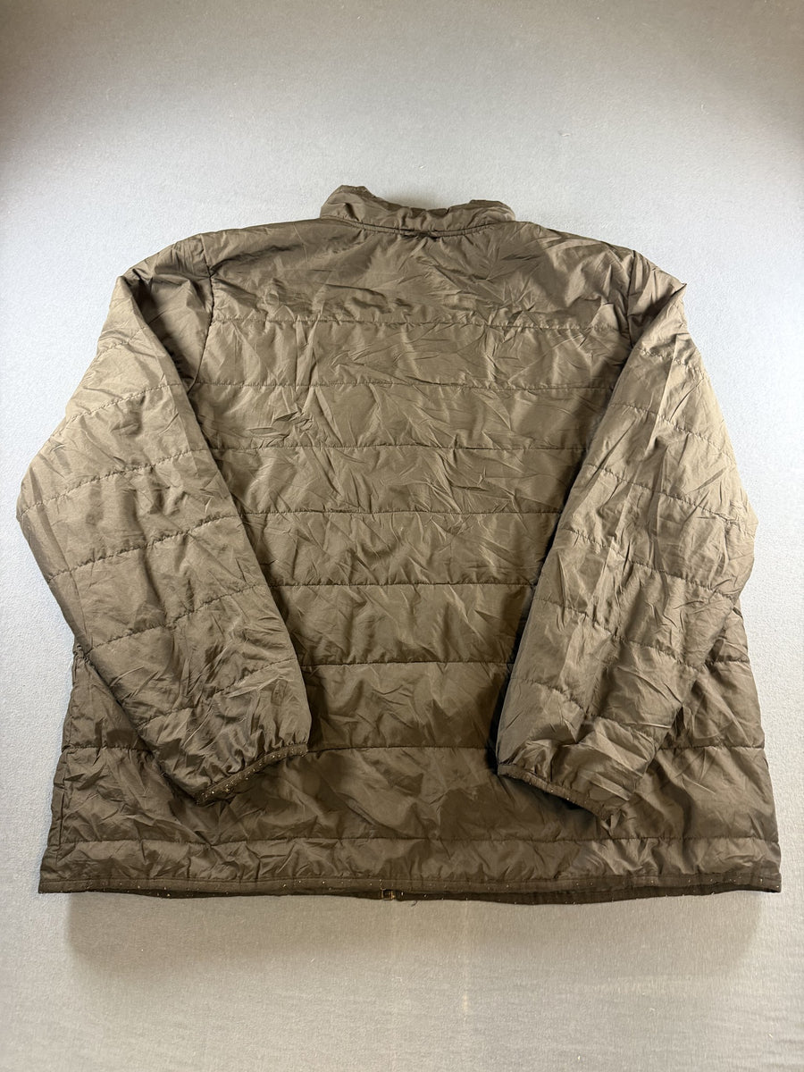 The North Face Gewatteerde jas grijs
