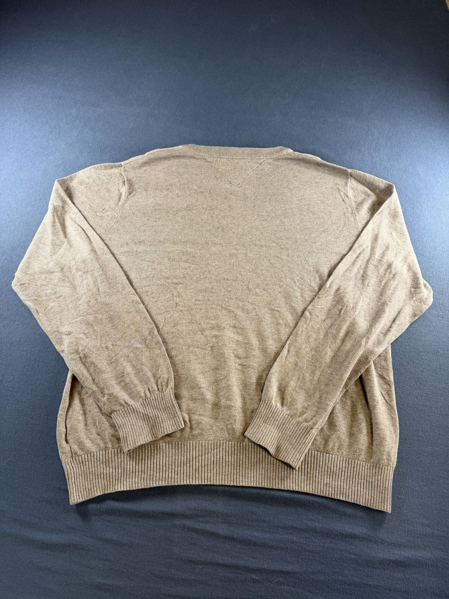 Tommy Hilfiger trui grijs heren maat M sweater pullover gebreid
