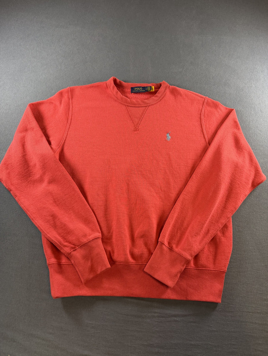 Rode Polo Ralph Lauren heren sweater maat M (crewneck trui / sweatshirt)