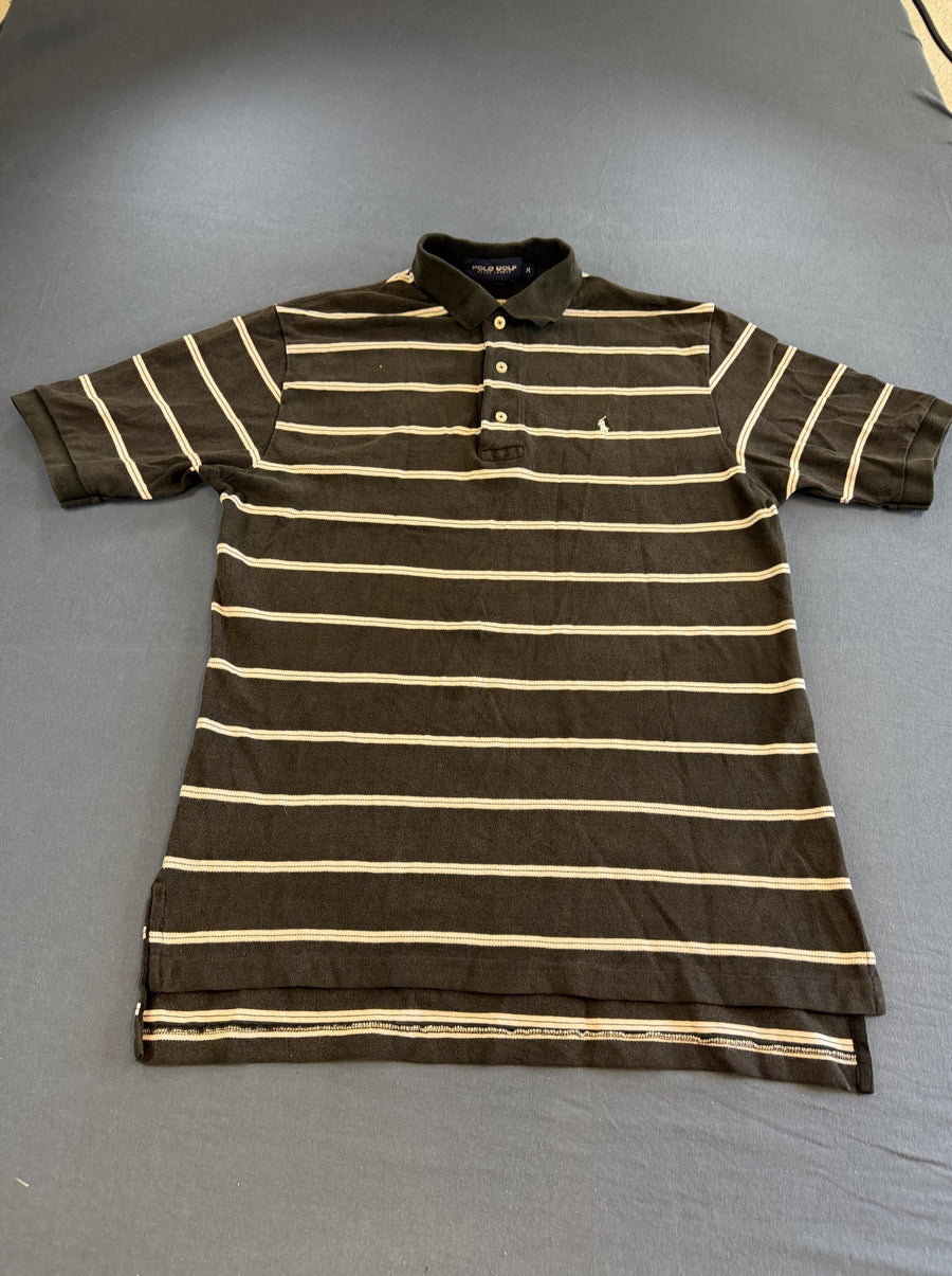 Zwarte piqué polo van Polo Ralph Lauren, maat M (poloshirt / golfpolo)