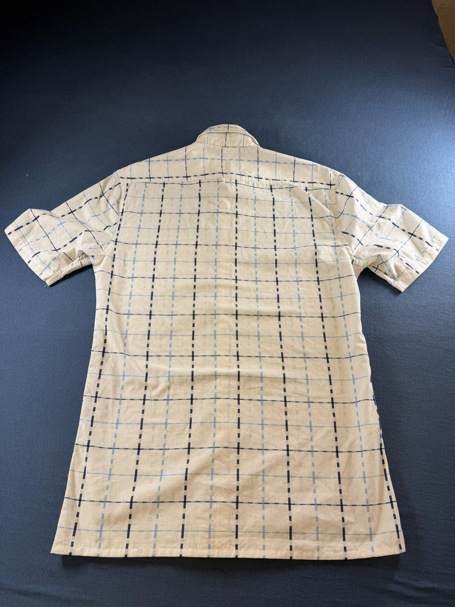Saint Laurent Blouse wit geruit