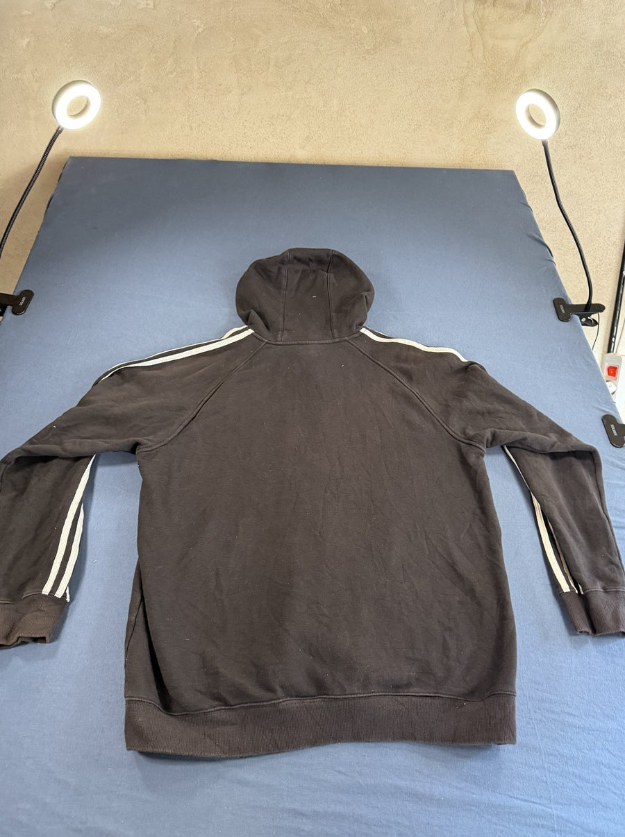 Adidas Badge of Sport hoodie zwart, maat XL (sweatvest / capuchontrui)