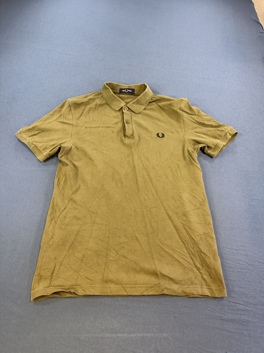Bruine Fred Perry polo maat M (poloshirt / pikéshirt), piqué katoen
