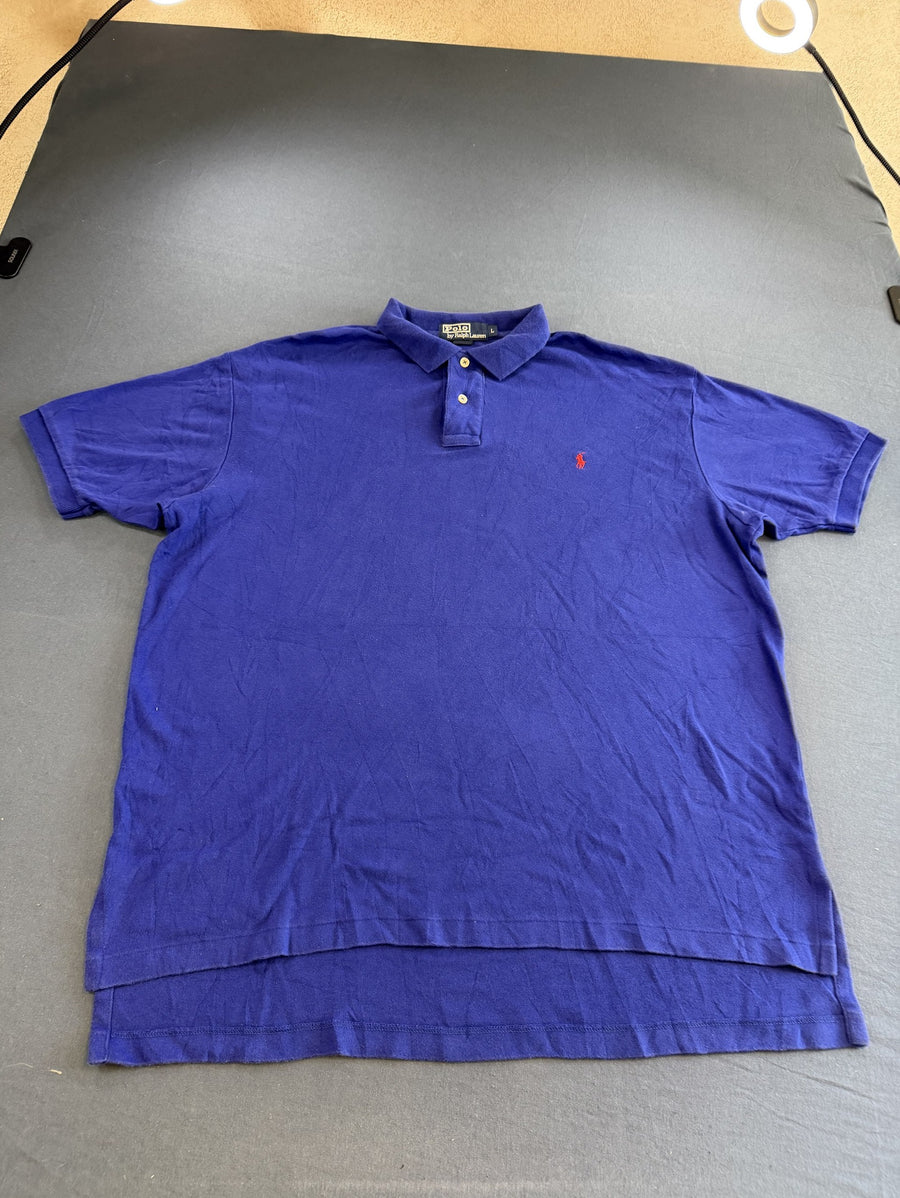Blauwe Polo Ralph Lauren (Polo / Piqué Shirt), Heren Classic Fit, Maat L