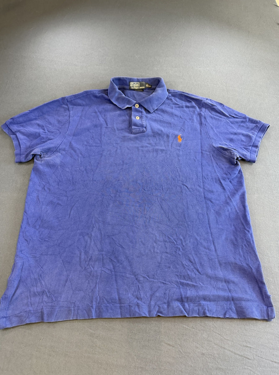 Kobaltblauw Polo Ralph Lauren Poloshirt (Polo / Piqué Shirt) Heren Maat XL Preppy Basic