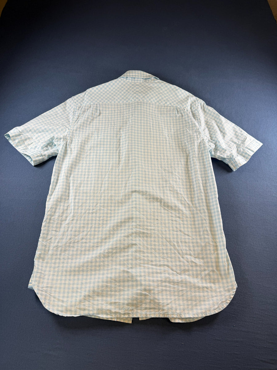 Fred Perry Blouse blauw geruit