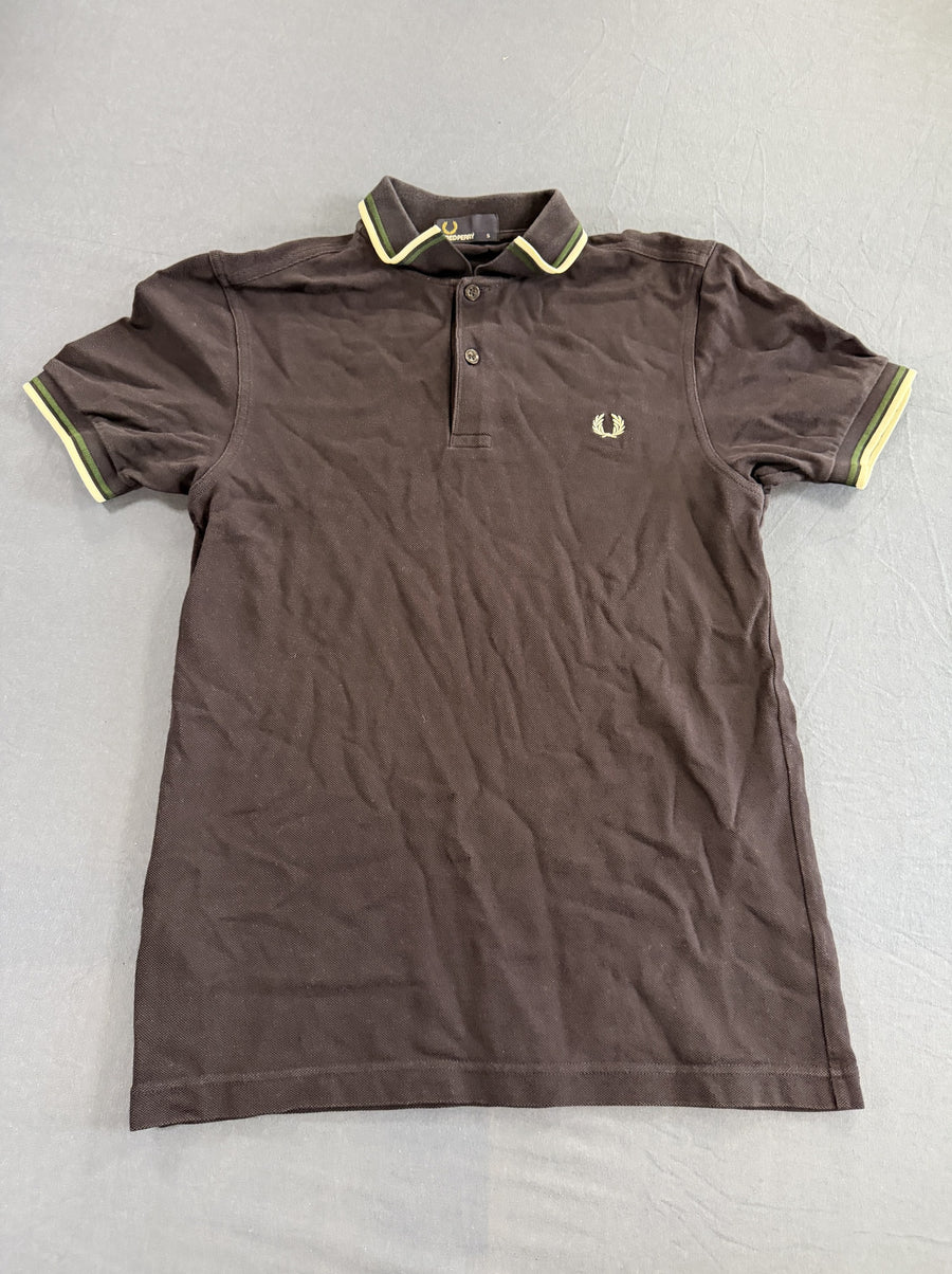 Fred Perry polo in het zwart (poloshirt / M3600), maat S