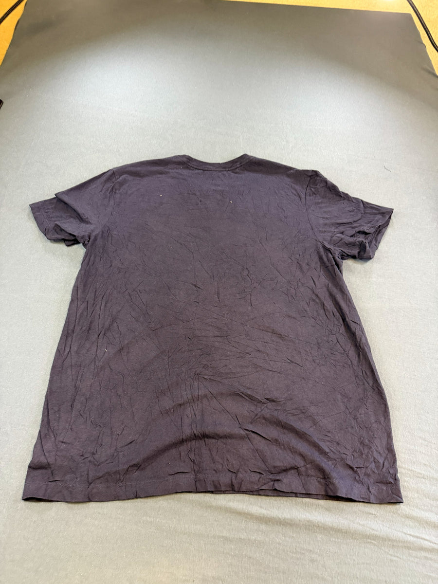 Nike T-shirt blauw print