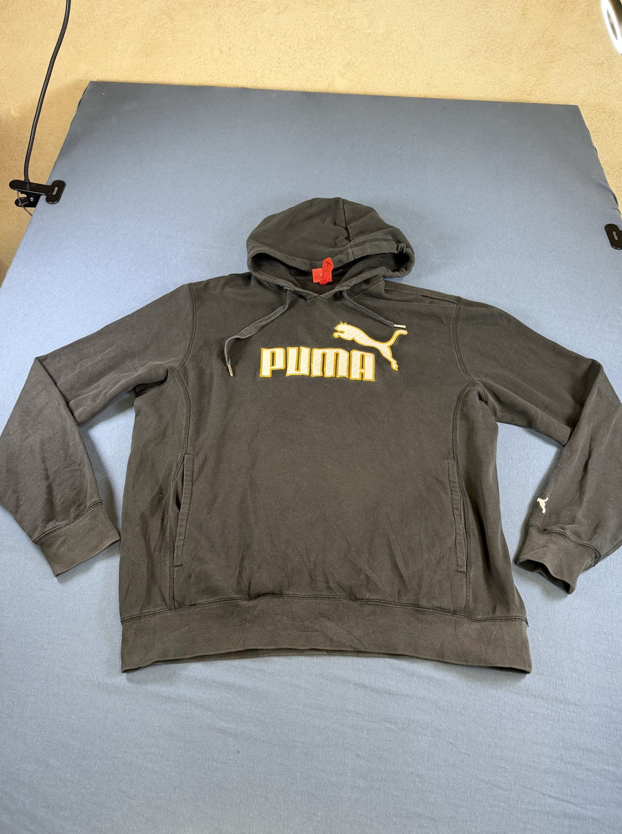 Zwarte Puma heren hoodie maat XL (sweater met capuchon)