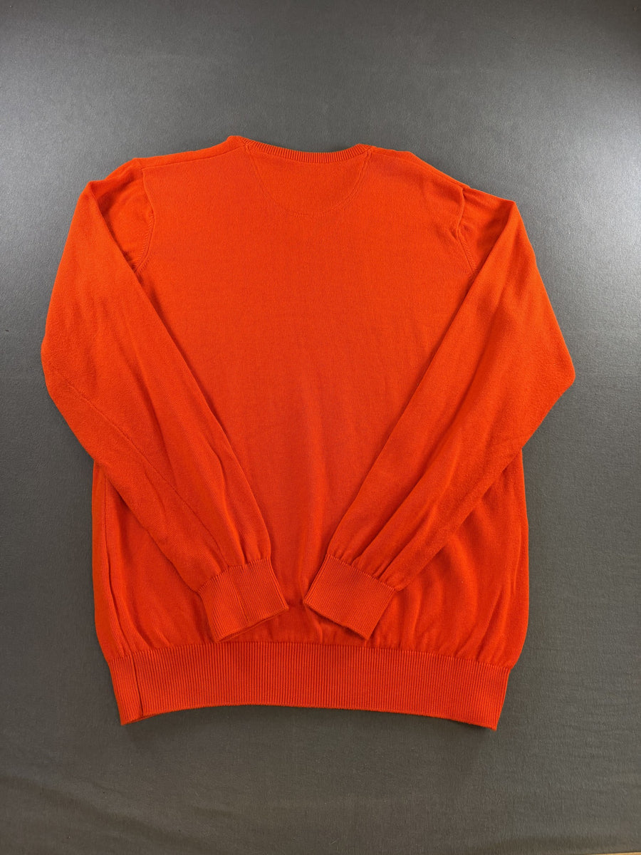 Lacoste trui oranje maat M V-hals