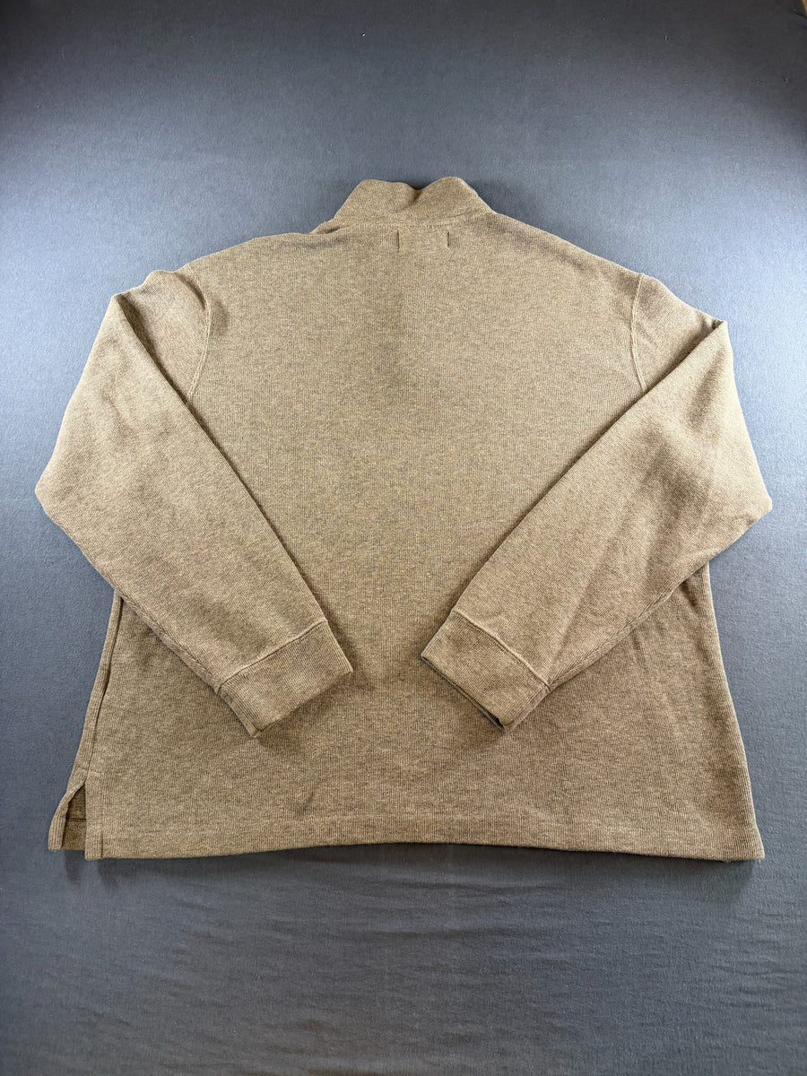 Polo Ralph Lauren trui grijs heren maat L katoen sweater sweatshirt pullover hoodie