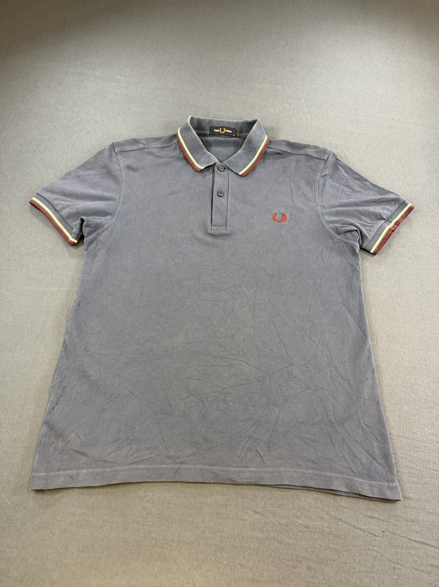 Blauwe Fred Perry M3600 Twin Tipped (poloshirt / piqué polo), maat M
