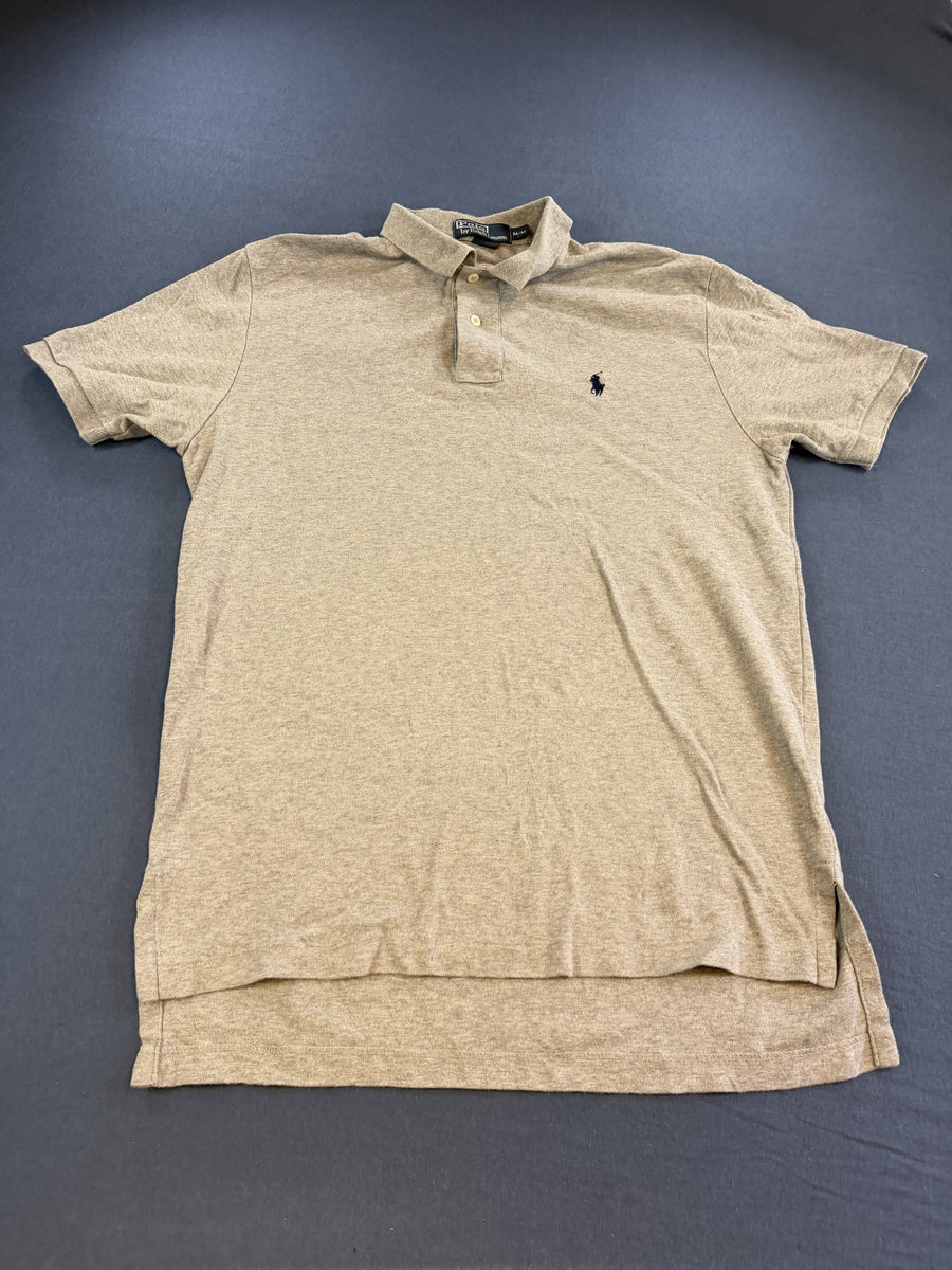 Grijze piqué polo van Polo Ralph Lauren (poloshirt), maat M