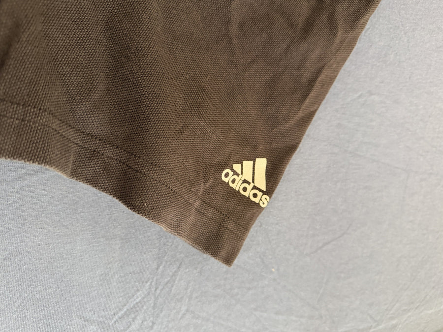 Zwart adidas polo (sportshirt), maat XL