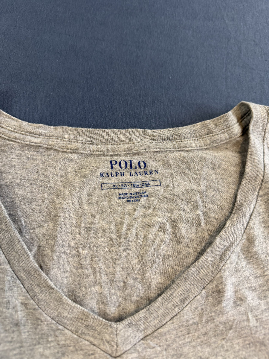Polo Ralph Lauren t-shirt grijs heren maat XL katoen shirt tee effen