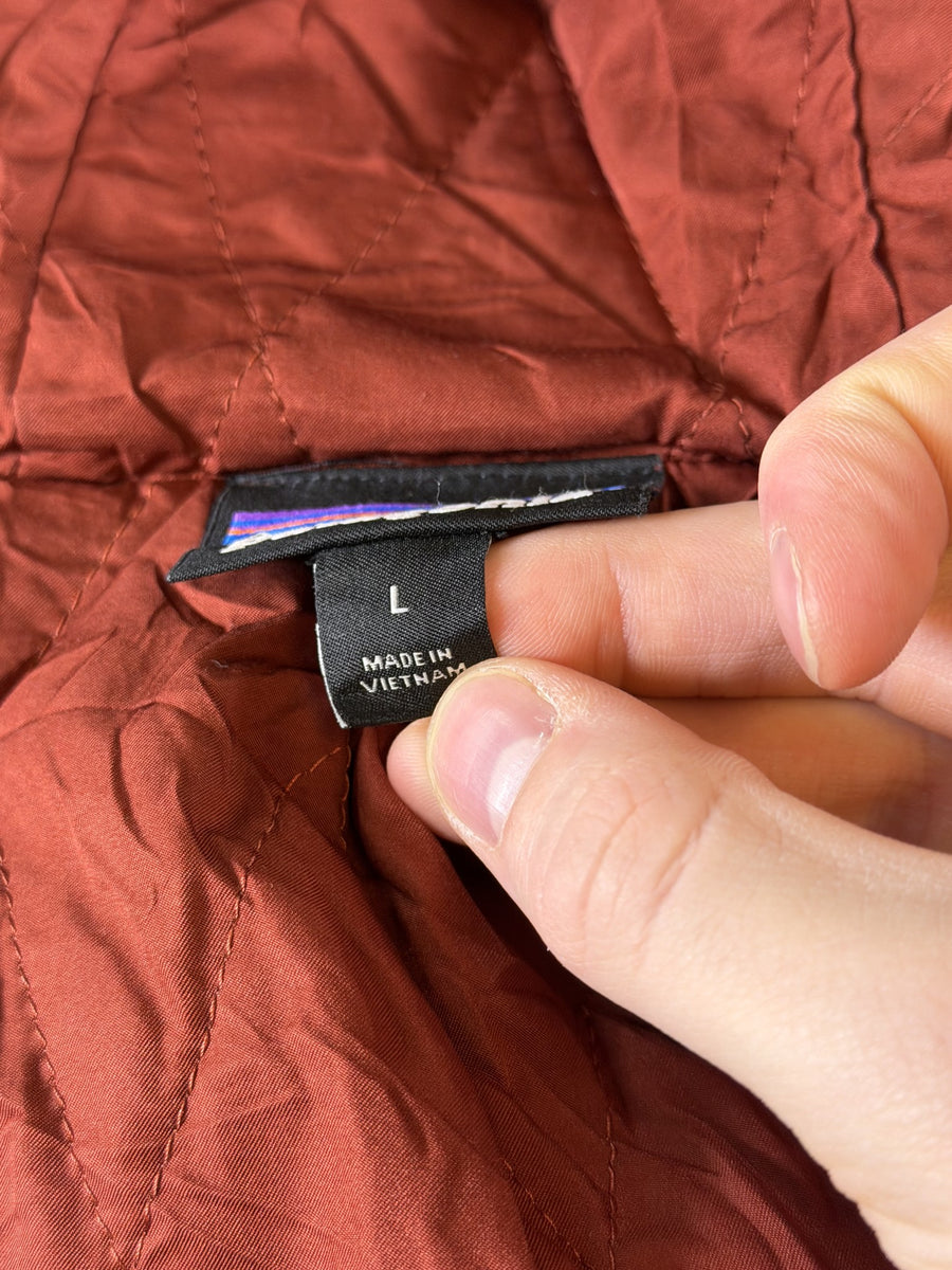 Patagonia jas grijs gemêleerd heren maat L fleecevest fleecejack