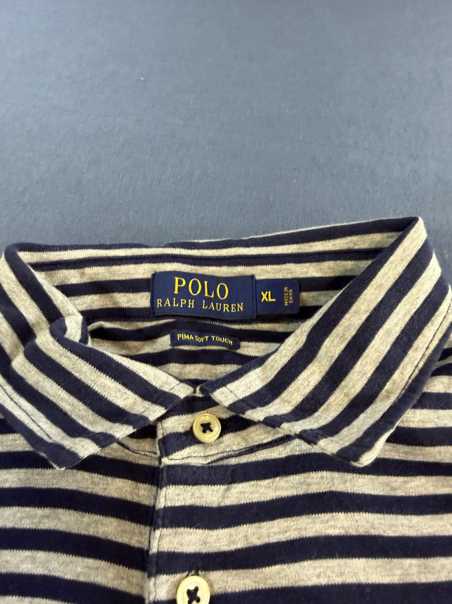 Grijs poloshirt van Polo Ralph Lauren (polo / piqué), maat XL - zacht Pima katoen