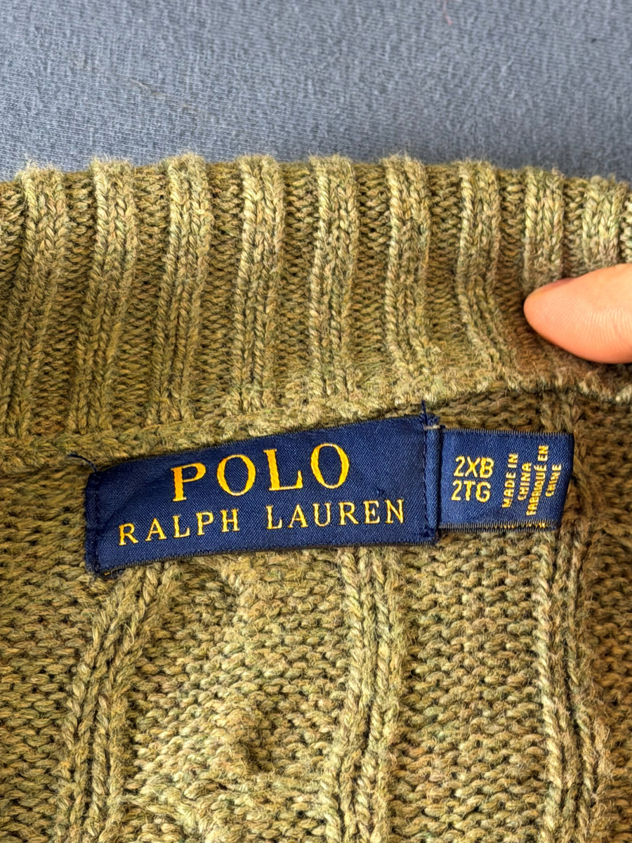 Polo Ralph Lauren trui groen heren maat XXL sweater pullover gebreid