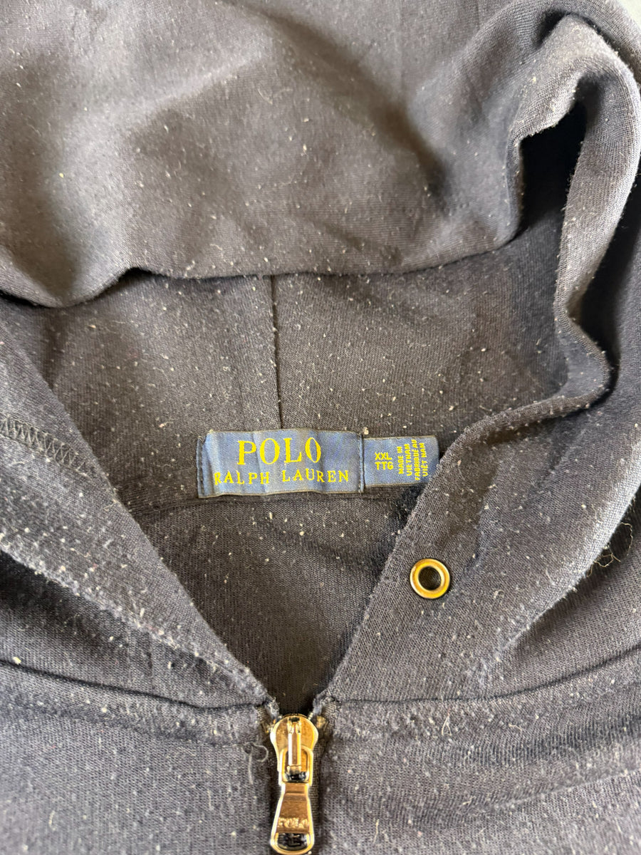 Polo Ralph Lauren Hoodie met rits blauw gemêleerd
