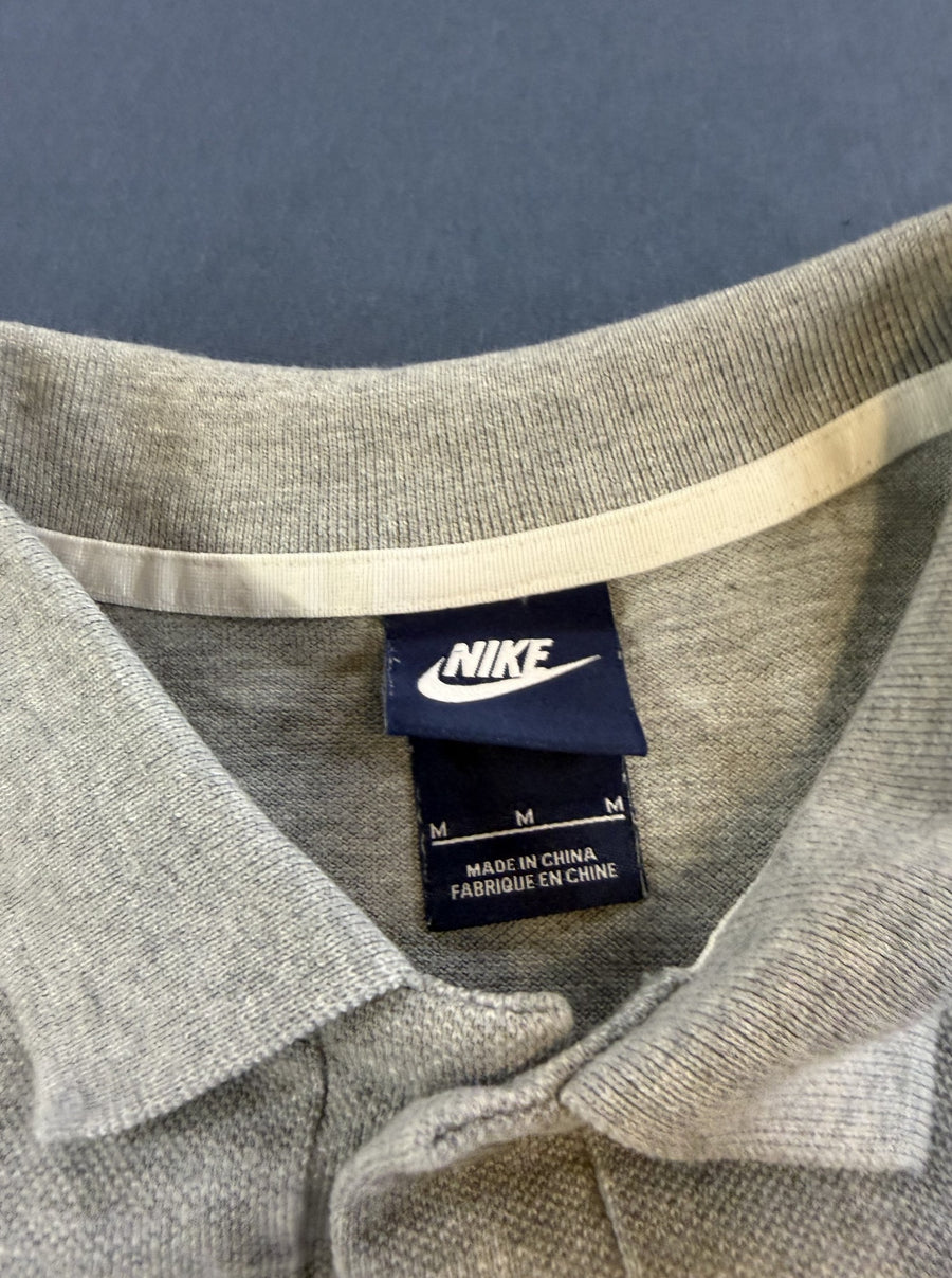 Grijze Nike polo (herenpoloshirt / pique top), maat M